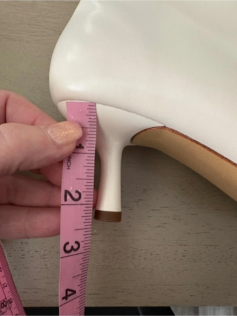 A New Day Off White Heeled Ankle Boots